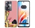 Funda Silicona para Oppo A79 5G diseño Brochas Dibujos