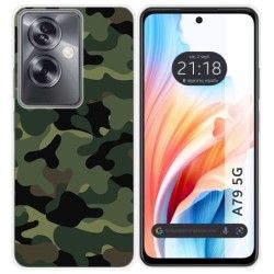 Funda Silicona para Oppo A79 5G diseño Camuflaje Dibujos