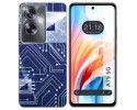 Funda Silicona para Oppo A79 5G diseño Circuito Dibujos