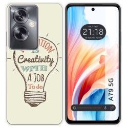 Funda Silicona para Oppo A79 5G diseño Creativity Dibujos