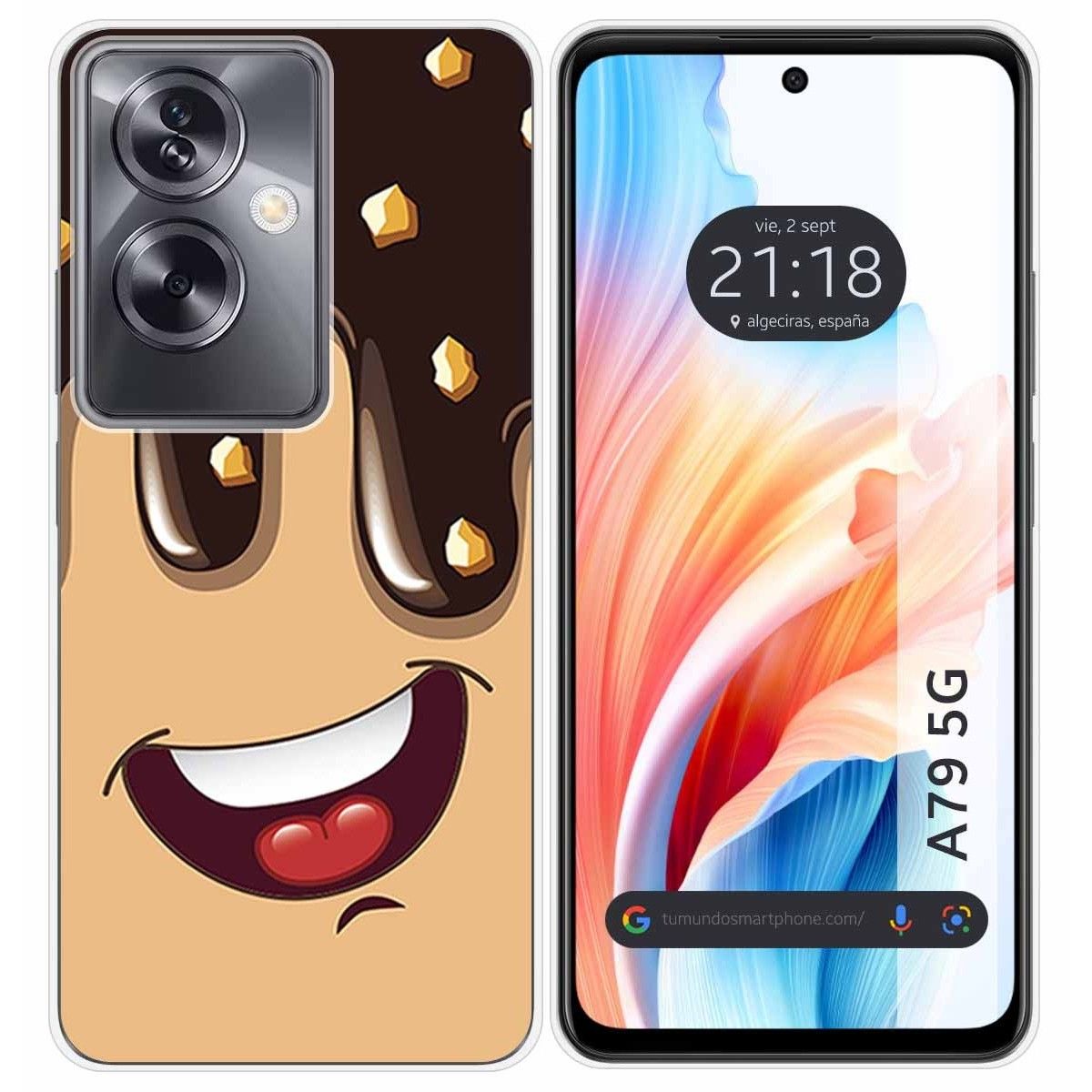 Funda Silicona para Oppo A79 5G diseño Helado Chocolate Dibujos
