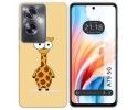 Funda Silicona para Oppo A79 5G diseño Jirafa Dibujos