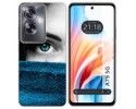 Funda Silicona para Oppo A79 5G diseño Ojo Dibujos