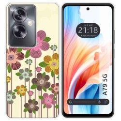 Funda Silicona para Oppo A79 5G diseño Primavera En Flor Dibujos