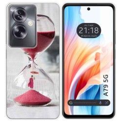 Funda Silicona para Oppo A79 5G diseño Reloj Dibujos