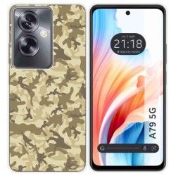 Funda Silicona para Oppo A79 5G diseño Sand Camuflaje Dibujos