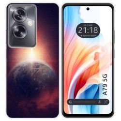 Funda Silicona para Oppo A79 5G diseño Tierra Dibujos
