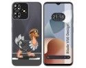 Funda Silicona Transparente para Zte Blade V50 Design 4G diseño Avestruz Dibujos