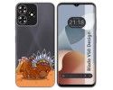 Funda Silicona Transparente para Zte Blade V50 Design 4G diseño Bufalo Dibujos