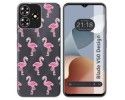 Funda Silicona Transparente para Zte Blade V50 Design 4G diseño Flamenco Dibujos