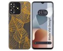 Funda Silicona Transparente para Zte Blade V50 Design 4G diseño Hojas Dibujos