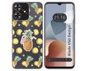 Funda Silicona Transparente para Zte Blade V50 Design 4G diseño Piña Dibujos