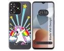 Funda Silicona Transparente para Zte Blade V50 Design 4G diseño Unicornio Dibujos