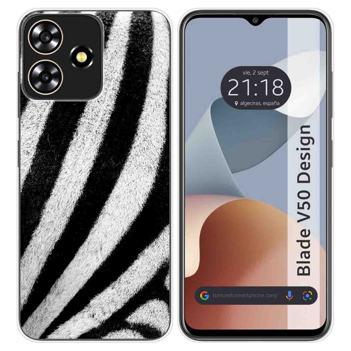 Funda Silicona para Zte Blade V50 Design 4G diseño Animal 02 Dibujos