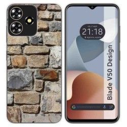 Funda Silicona para Zte Blade V50 Design 4G diseño Ladrillo 03 Dibujos