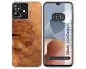 Funda Silicona para Zte Blade V50 Design 4G diseño Madera 04 Dibujos
