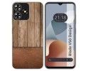 Funda Silicona para Zte Blade V50 Design 4G diseño Madera 09 Dibujos