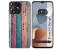 Funda Silicona para Zte Blade V50 Design 4G diseño Madera 10 Dibujos