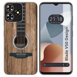Funda Silicona para Zte Blade V50 Design 4G diseño Madera 11 Dibujos