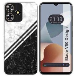 Funda Silicona para Zte Blade V50 Design 4G diseño Mármol 01 Dibujos