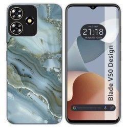 Funda Silicona para Zte Blade V50 Design 4G diseño Mármol 09 Dibujos