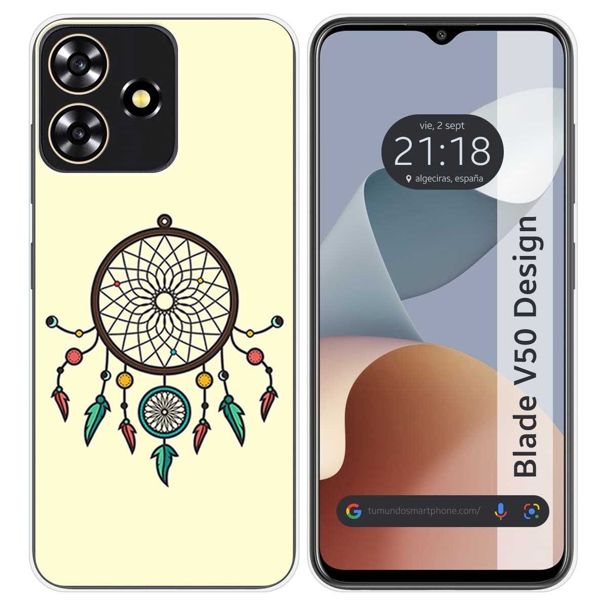 Funda Silicona para Zte Blade V50 Design 4G diseño Atrapasueños Dibujos