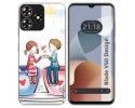 Funda Silicona para Zte Blade V50 Design 4G diseño Café Dibujos
