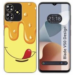 Funda Silicona para Zte Blade V50 Design 4G diseño Helado Vainilla Dibujos