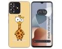 Funda Silicona para Zte Blade V50 Design 4G diseño Jirafa Dibujos