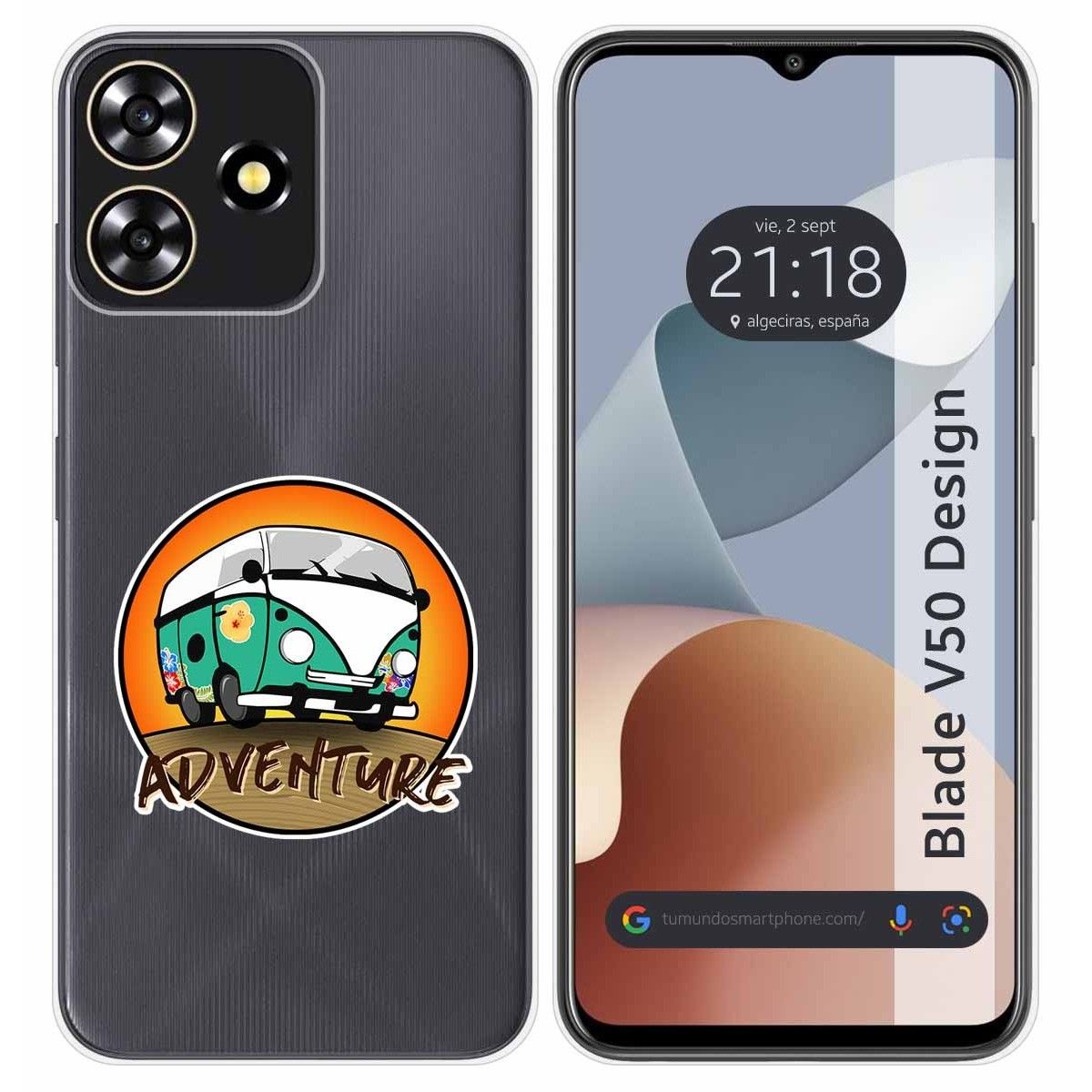 Funda Silicona para Zte Blade V50 Design 4G diseño Adventure Dibujos