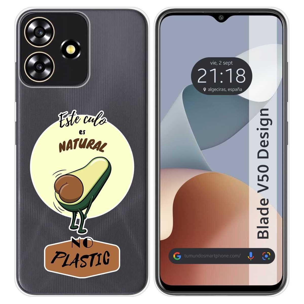 Funda Silicona para Zte Blade V50 Design 4G diseño Culo Natural Dibujos