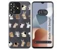 Funda Silicona para Zte Blade V50 Design 4G diseño Perros Dibujos