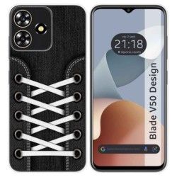 Funda Silicona para Zte Blade V50 Design 4G diseño Zapatillas 02 Dibujos