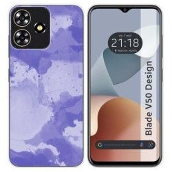Funda Silicona para Zte Blade V50 Design 4G diseño Acuarela 01 Dibujos