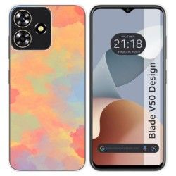 Funda Silicona para Zte Blade V50 Design 4G diseño Acuarela 08 Dibujos