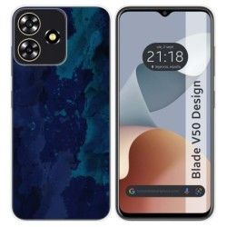 Funda Silicona para Zte Blade V50 Design 4G diseño Acuarela 13 Dibujos