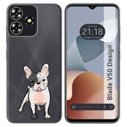Funda Silicona para Zte Blade V50 Design 4G diseño Perros 06 Dibujos