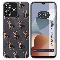 Funda Silicona para Zte Blade V50 Design 4G diseño Perros 11 Dibujos