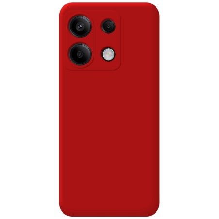 Funda Silicona Líquida Ultra Suave para Xiaomi Redmi Note 13 5G color Roja