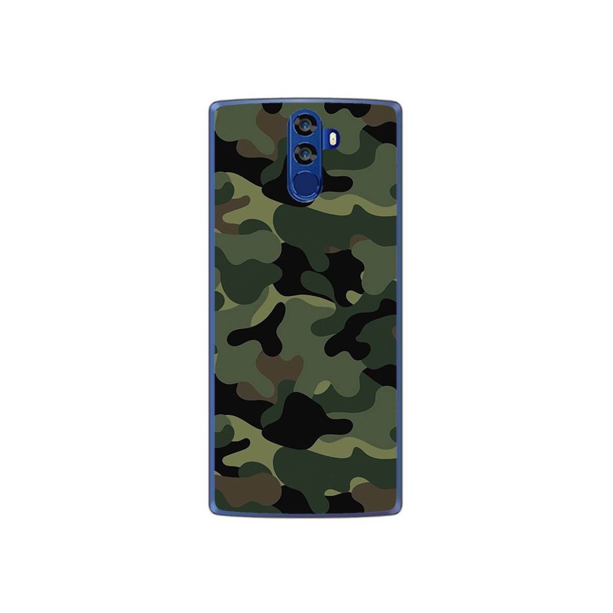 Funda Gel Tpu para Doogee Bl12000 Diseño Camuflaje Dibujos