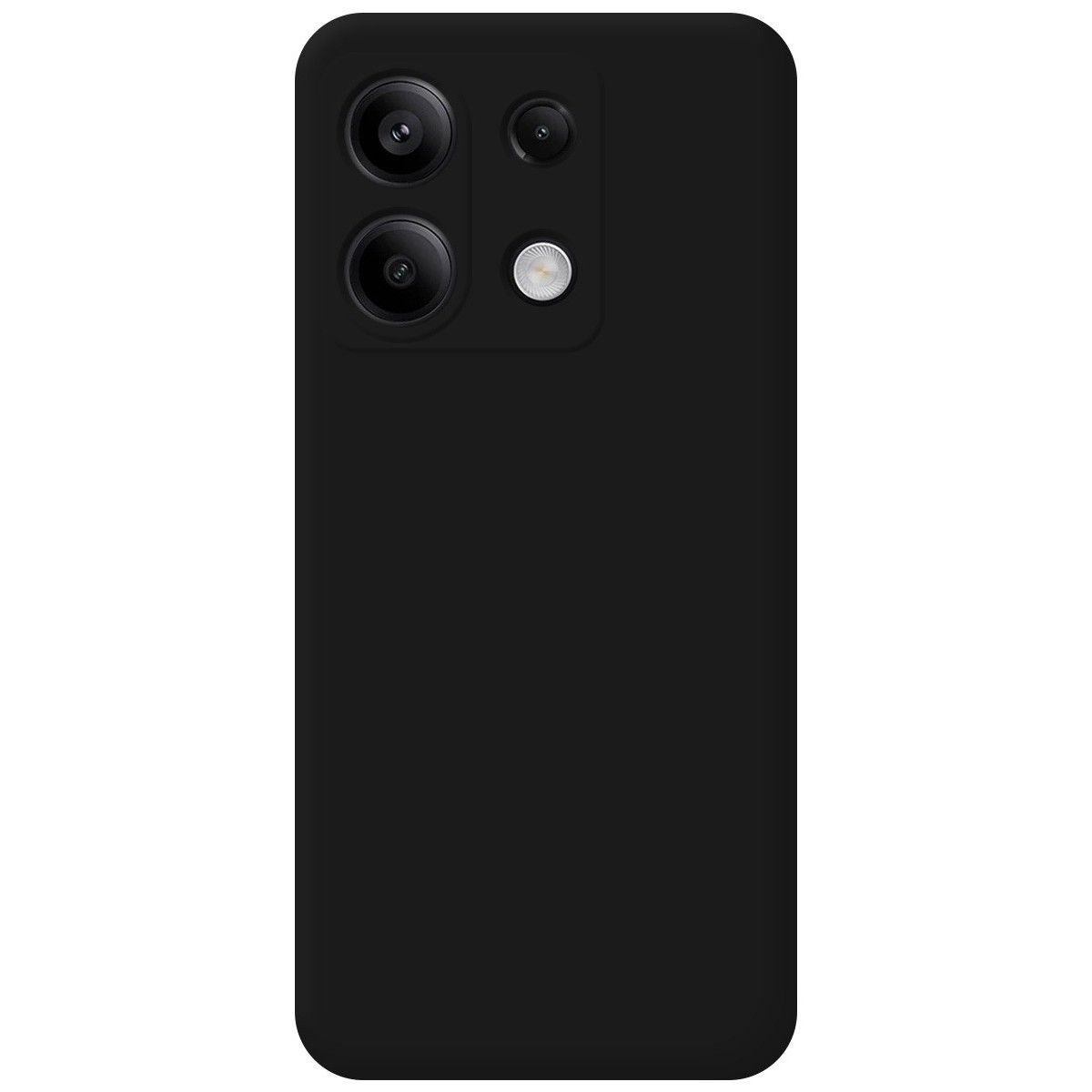 Funda Silicona Líquida Ultra Suave para Xiaomi Redmi Note 13 Pro 5G color Negra