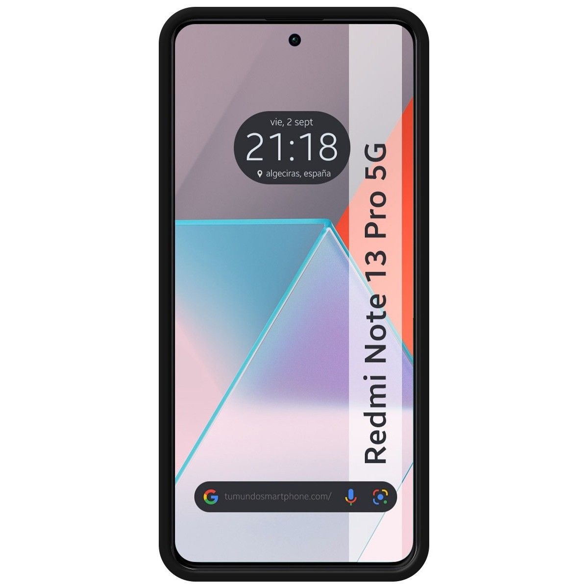 Funda Silicona Líquida Ultra Suave para Xiaomi Redmi Note 13 Pro 5G color Negra