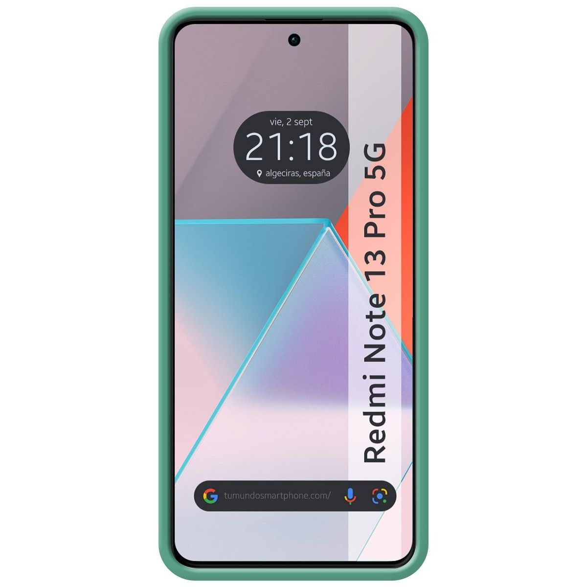 Funda Silicona Líquida Ultra Suave para Xiaomi Redmi Note 13 Pro 5G color Verde