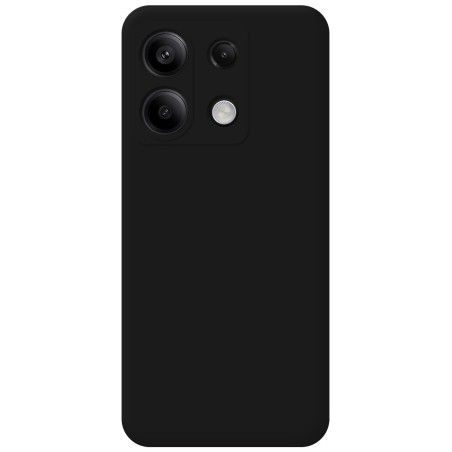Funda Silicona Líquida Ultra Suave para Xiaomi Poco X6 5G color Negra