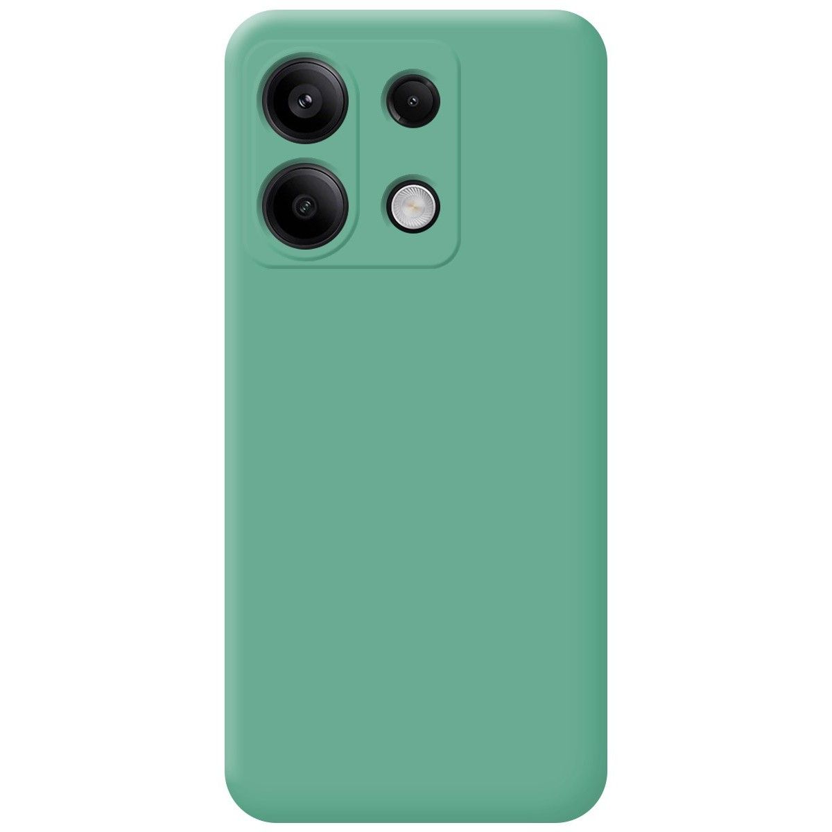 Funda Silicona Líquida Ultra Suave para Xiaomi Poco X6 5G color Verde