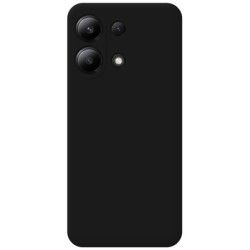 Funda Silicona Líquida Ultra Suave para Xiaomi Redmi Note 13 4G color Negra 2