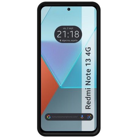 Funda Silicona Líquida Ultra Suave para Xiaomi Redmi Note 13 4G color Negra