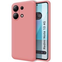Funda Silicona Líquida Ultra Suave para Xiaomi Redmi Note 13 4G color Rosa