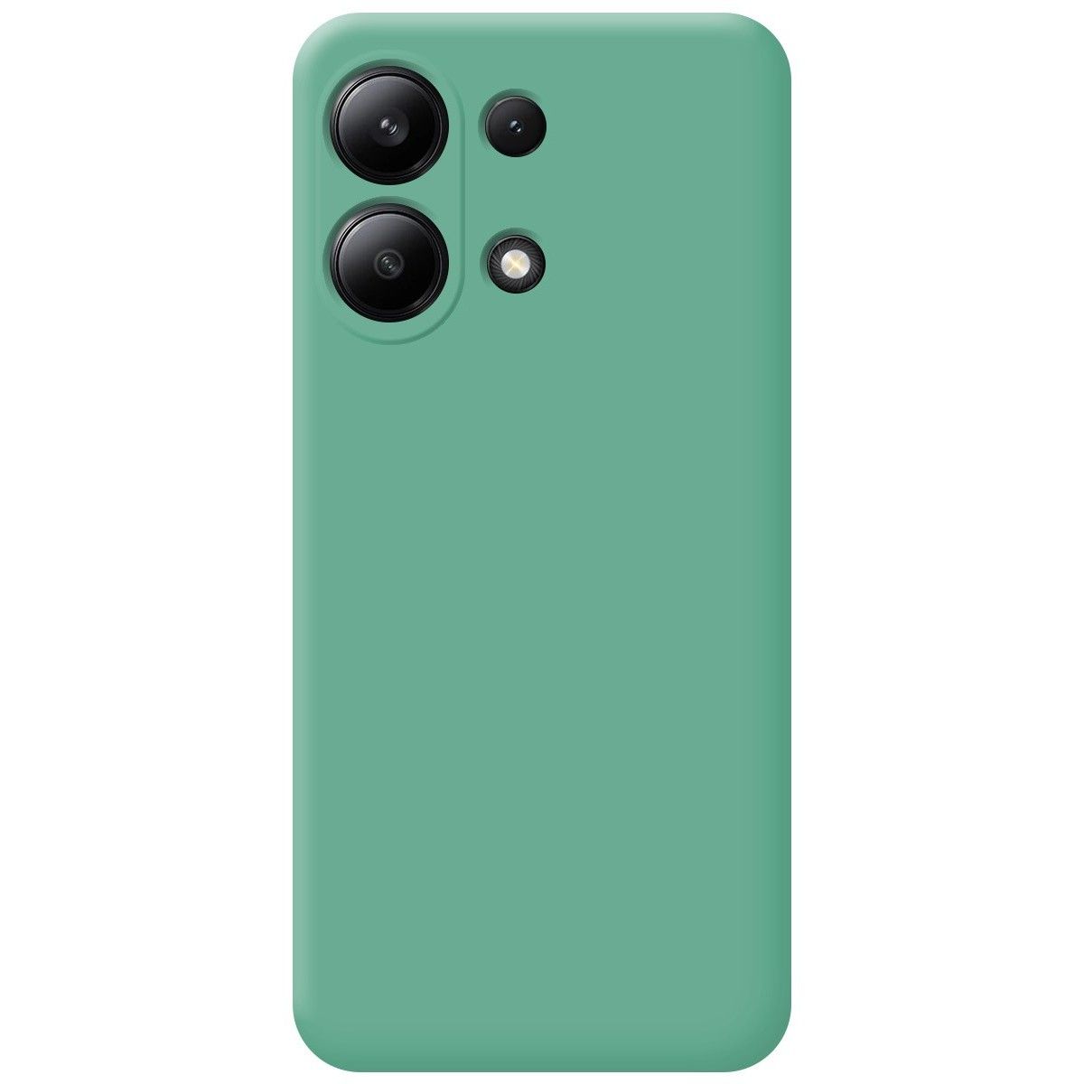 Funda Silicona Líquida Ultra Suave para Xiaomi Redmi Note 13 4G color Verde