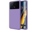 Funda Silicona Líquida Ultra Suave para Xiaomi Poco X6 Pro 5G color Morada
